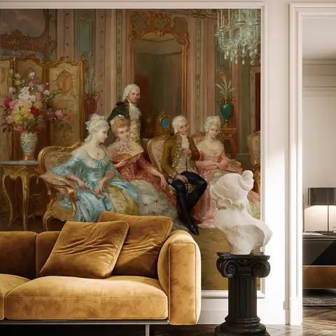 European Palace Renaissance Wallpaper Mural