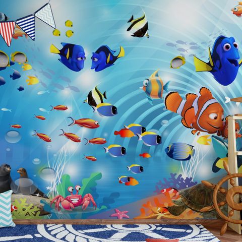 Cartoon Undersea Wallpaper Mural