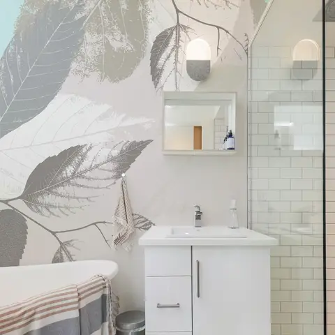 Nordic Leaf Wallpaper Mural