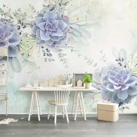 Soft Petal Floral Wallpaper Mural