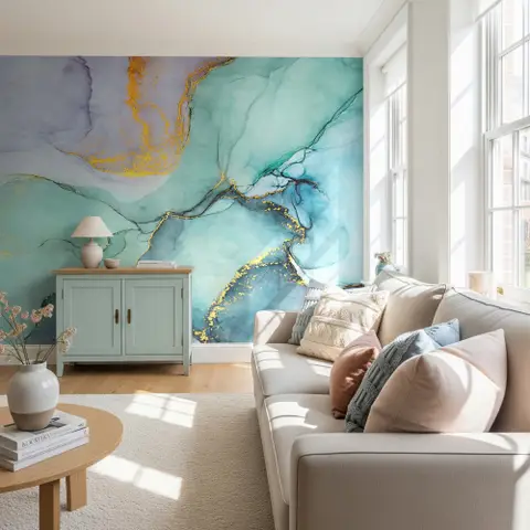 Colorful Marble Wallpaper Mural