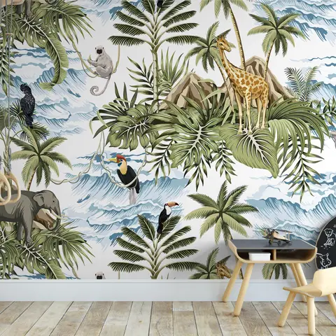 Tropical Paradise Wallpaper Mural