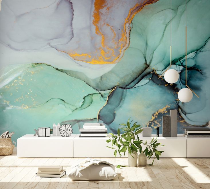 Colorful Marble Wallpaper Mural