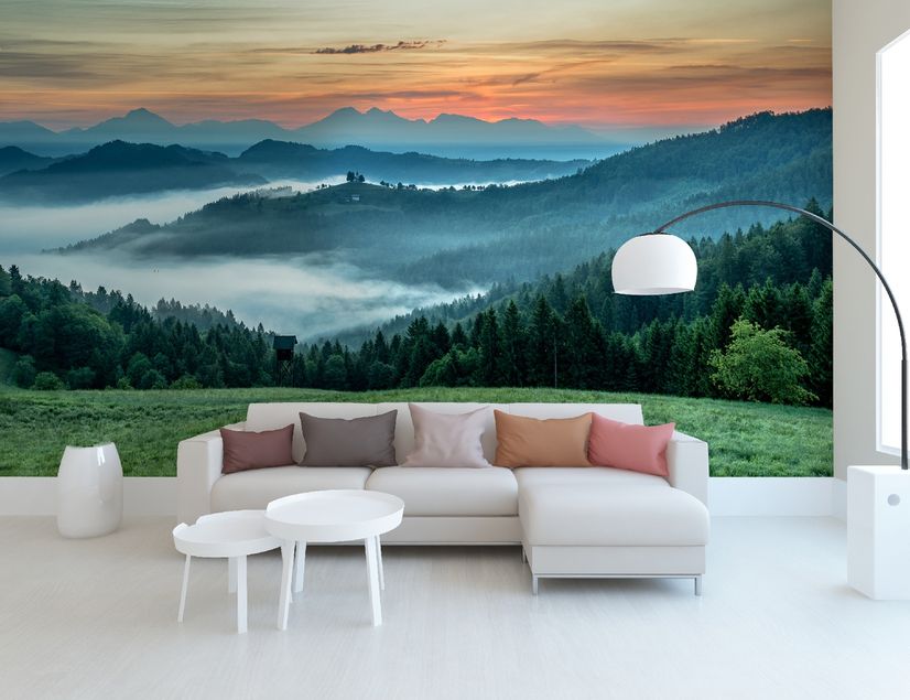 Mountain Scenic Landscape Wallpaper Mural