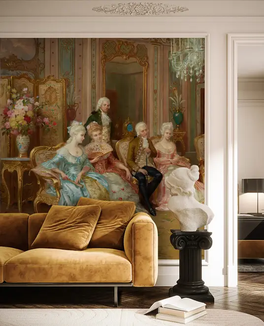 European Palace Renaissance Wallpaper Mural European Palace Renaissance Wallpaper Mural