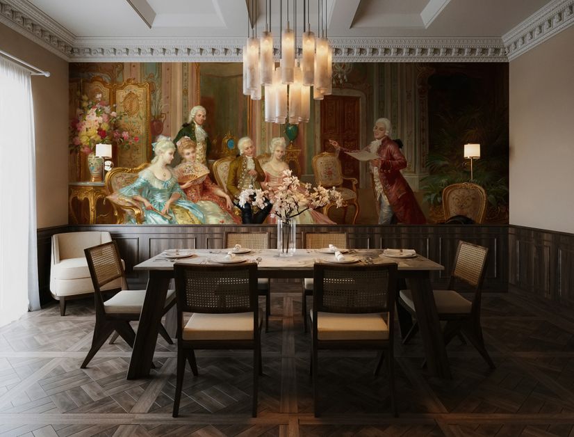 European Palace Renaissance Wallpaper Mural