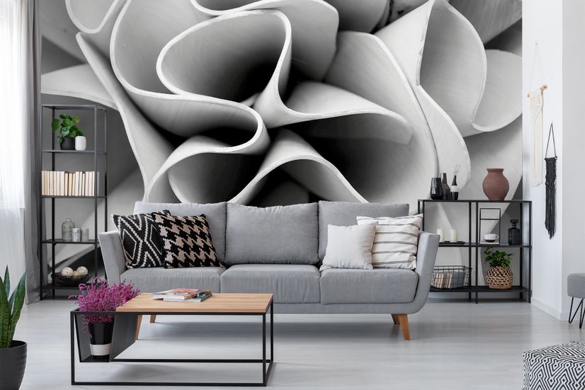 Abstract 3D Look Architecture Wallpaper Mural