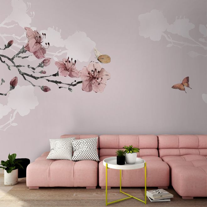 Beautiful pink and white cherry blossom wallpaper pack