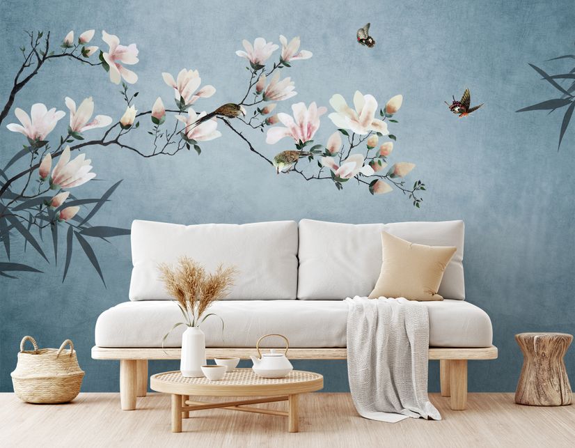 Magnolia Home Renewed Floral Peel & Stick Wallpaper - Pink