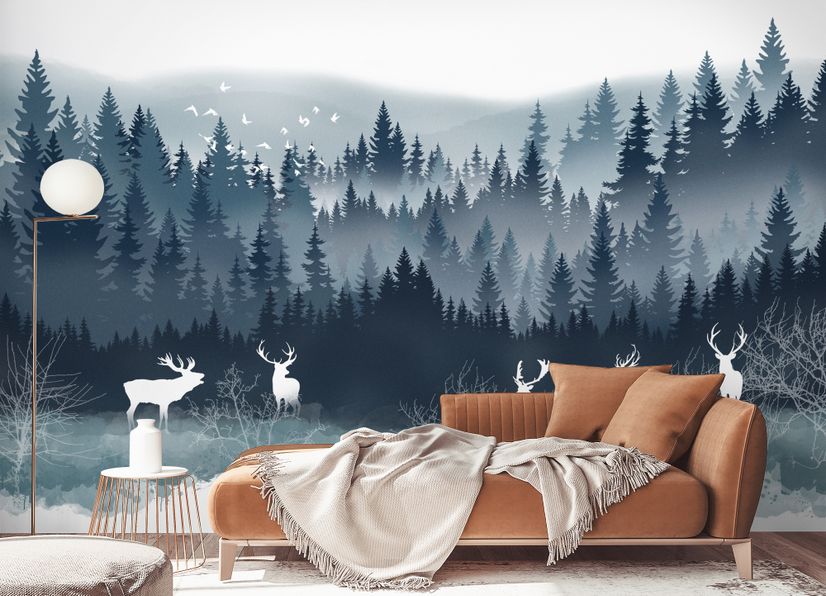 Home Decor Custom 3d Wallpaper 3d Forest Wallpaper Room In The Living Room  Bedroom 3d Background Wall  Wallpapers  AliExpress