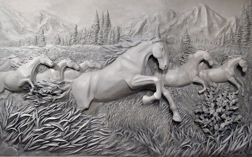 horse art wallpaper