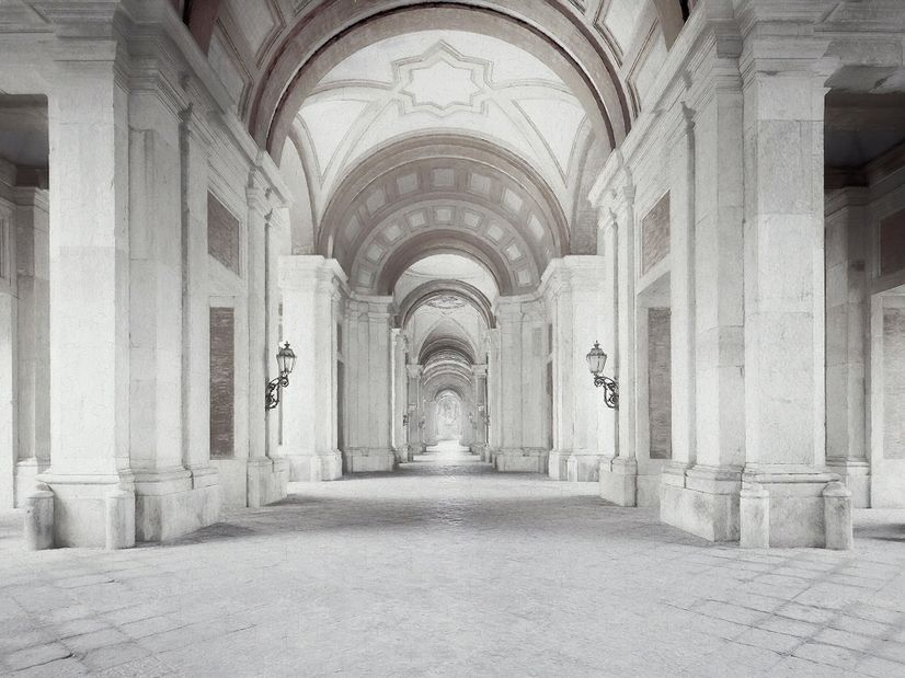 Byzantine Corridor Wallpaper Mural