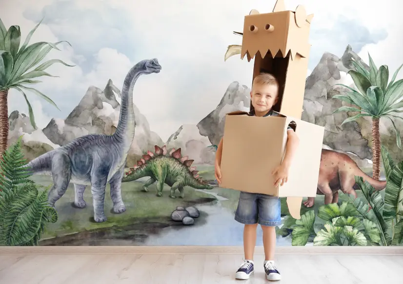 Kids Softs Dinosaur Jurassic World Wallpaper Mural