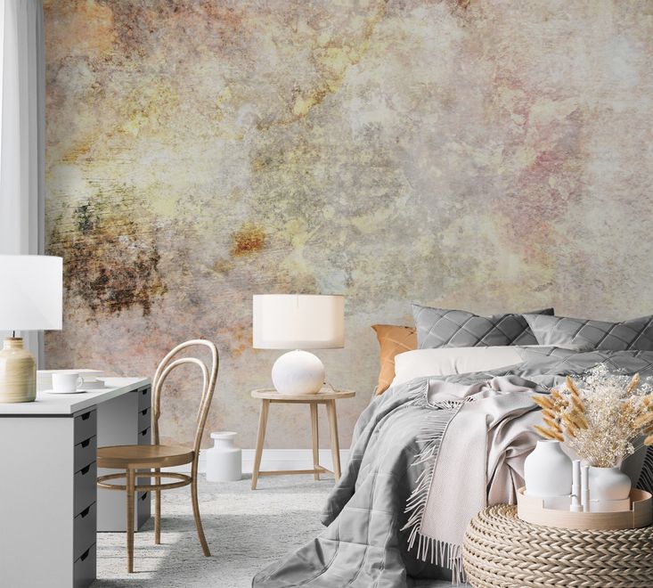 Grunge Worn Wallpaper Mural