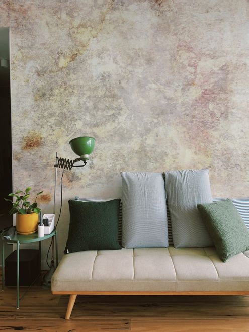 Grunge Worn Wallpaper Mural