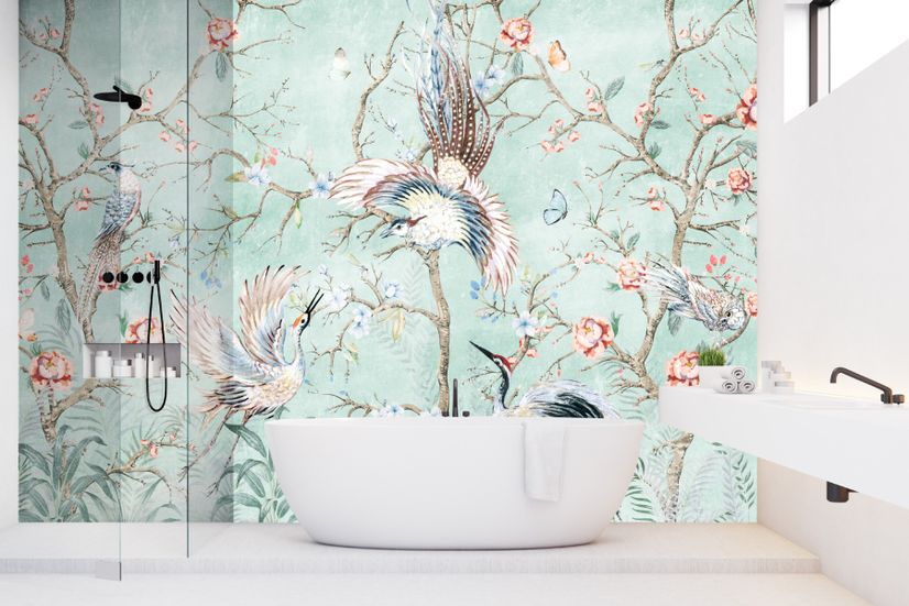 CHINESE FLORAL Premium Wallpaper - Designer Collection - Wallpaper -  Products