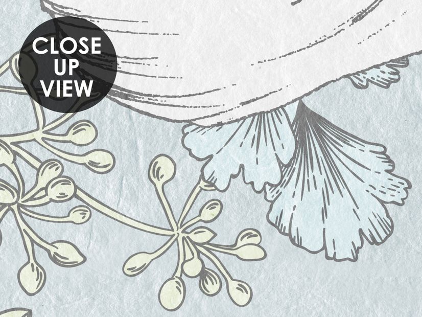 Drawing Floral Bouquet Art Wallpaper Mural