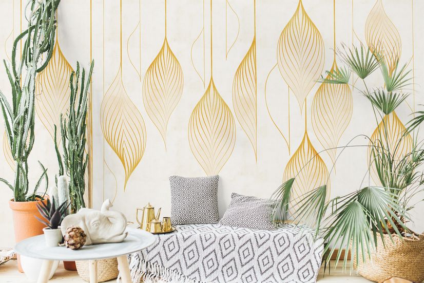 Abstract Geometric Art Wallpaper Mural