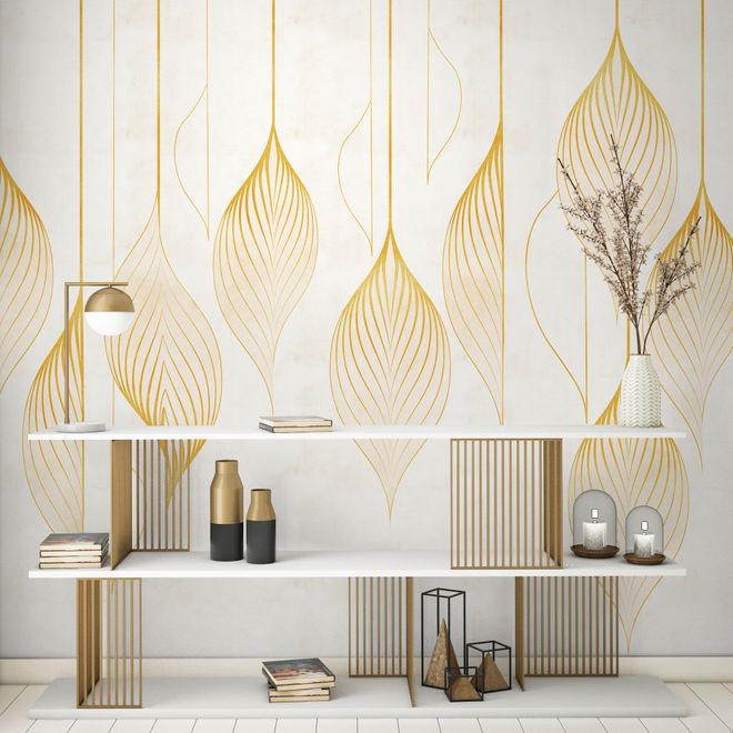 Abstract Geometric Art Wallpaper Mural