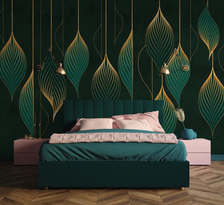 Abstract Geometric Art Wallpaper Mural