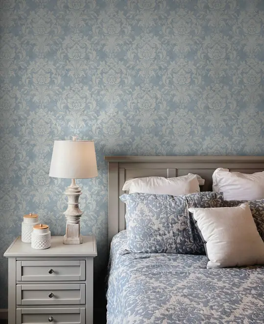 Vintage Damask Pattern Design Wallpaper