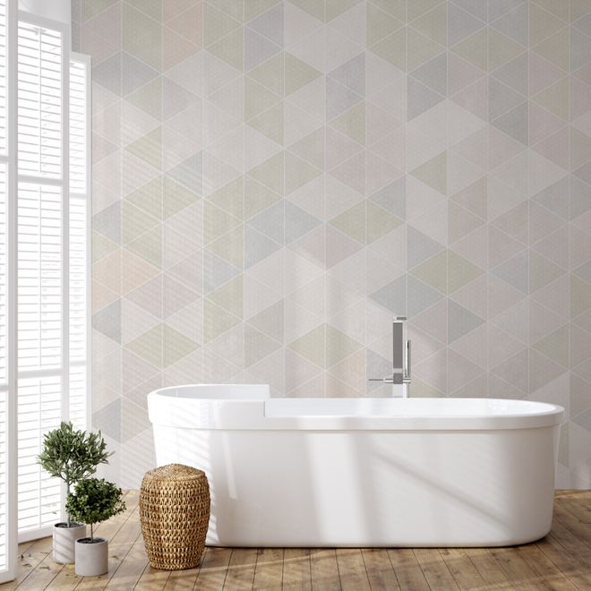 Scandinavian Style Pastel Geometric Design Wallpaper - STYLE 3