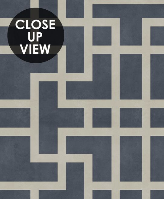 Modern Geometric Maze Wallpaper - STYLE 1