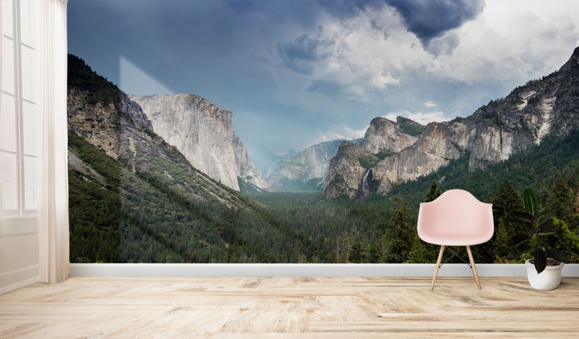Mountain Forest Landscape Wallpaper Mural