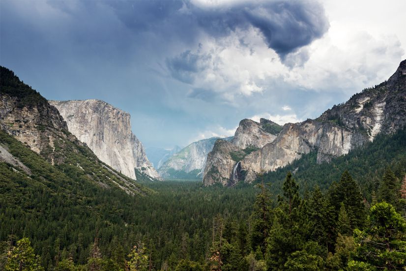 Mountain Forest Landscape Wallpaper Mural