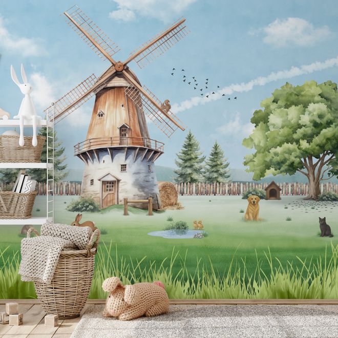 Animal Farm Windmill Destroyed