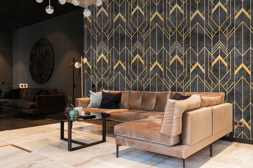 Geometric Art Deco Wallpaper Mural