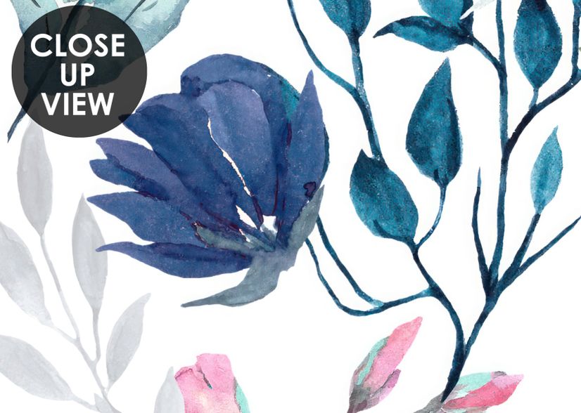Watercolor Spring Floral Wallpaper Mural