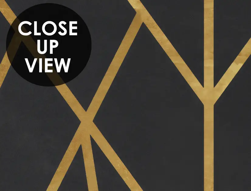 Luxury Geometric Lines  Art Deco Wallpaper Mural