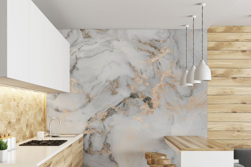 Abstract Marble Wallpaper Mural