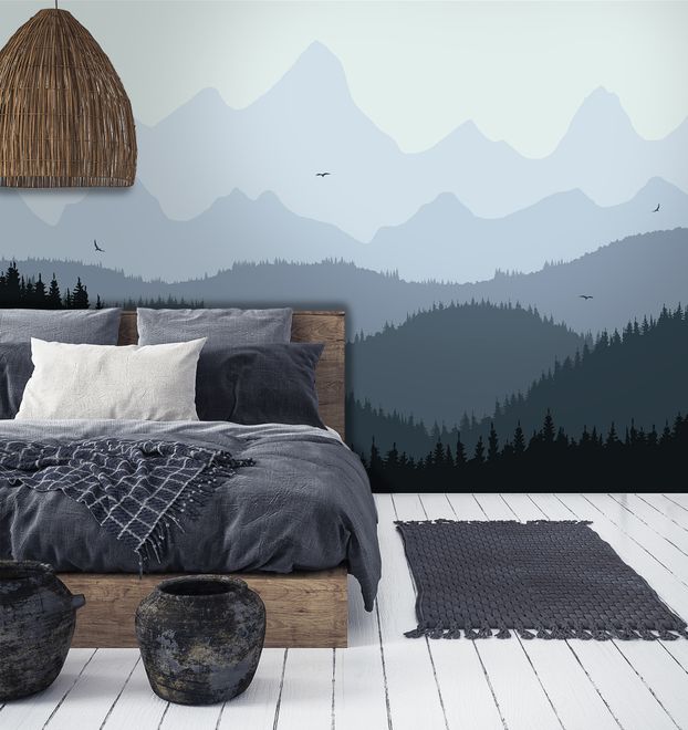 Mountain Landscape Silhouette