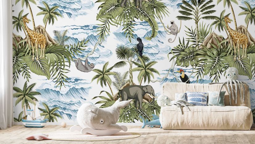 Tropical Paradise Wallpaper Mural