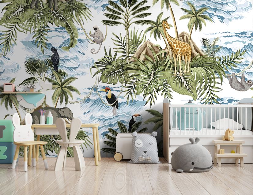 Tropical Paradise Wallpaper Mural
