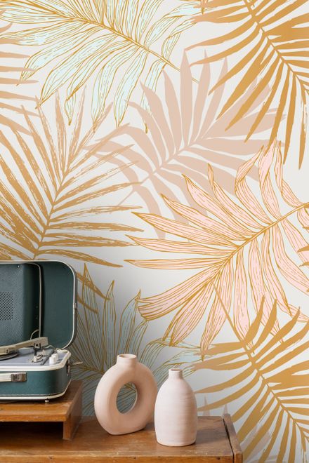 Lux Exotic Style Tropical Leaf Wallpaper Mural