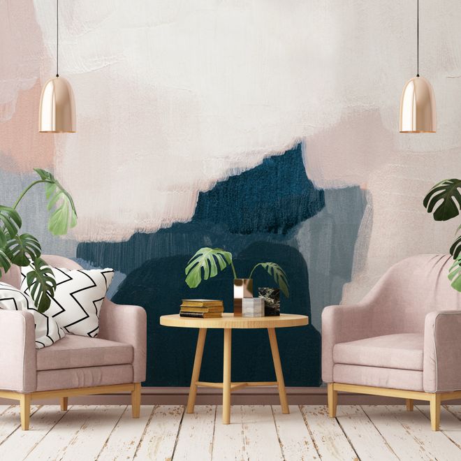 Abstract Modern Color Paint Wallpaper Mural