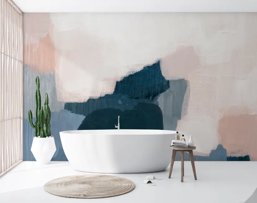 Abstract Modern Color Paint Wallpaper Mural