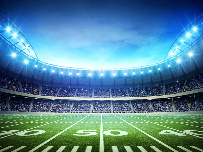 Football Sport Stadium Wallpaper Mural