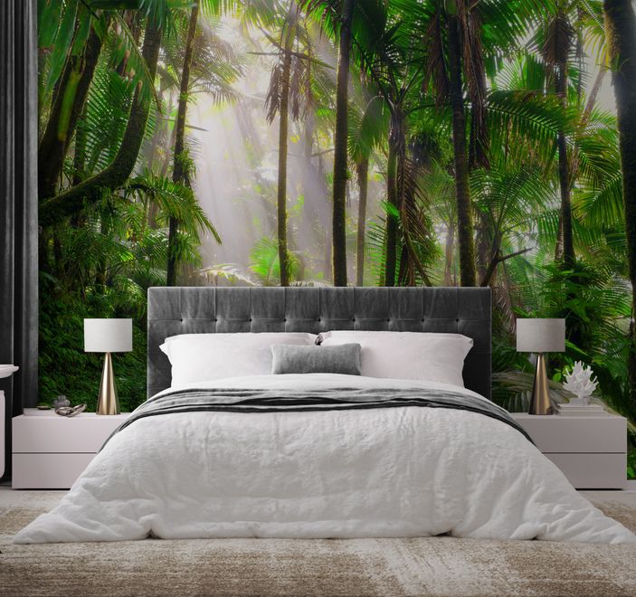 Tropical Forest Jungle Scenery Wallpaper Mural
