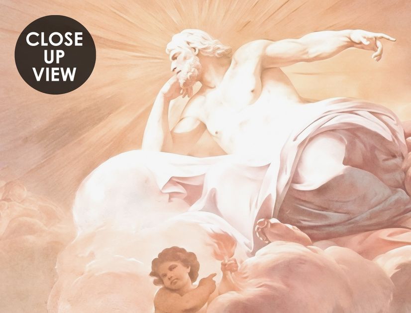 Renaissance Fresco Art Wallpaper Mural