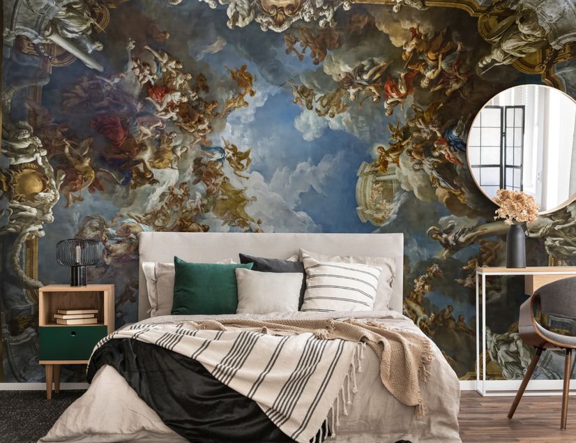 The Apotheosis of Hercules by Francois Lemoyne Wallpaper Mural