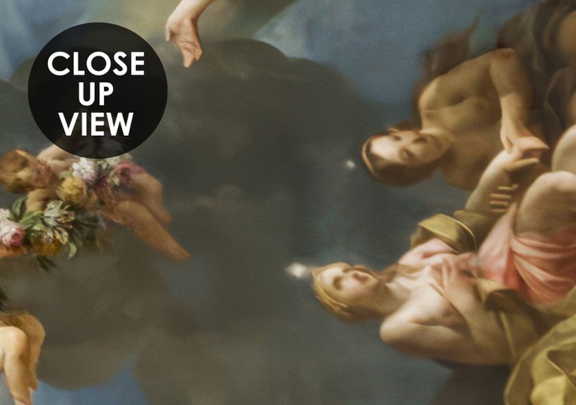 The Apotheosis of Hercules by Francois Lemoyne Wallpaper Mural