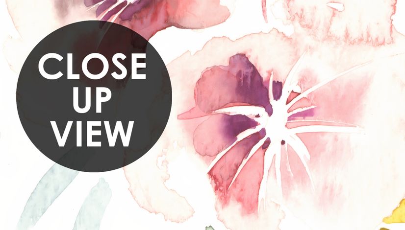 Watercolor Wildflower Wallpaper Mural