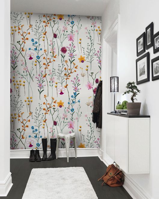 Colorful Blossoms Wallpaper Mural