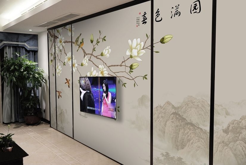 Vintage Plum Blossom Floral Wallpaper Mural