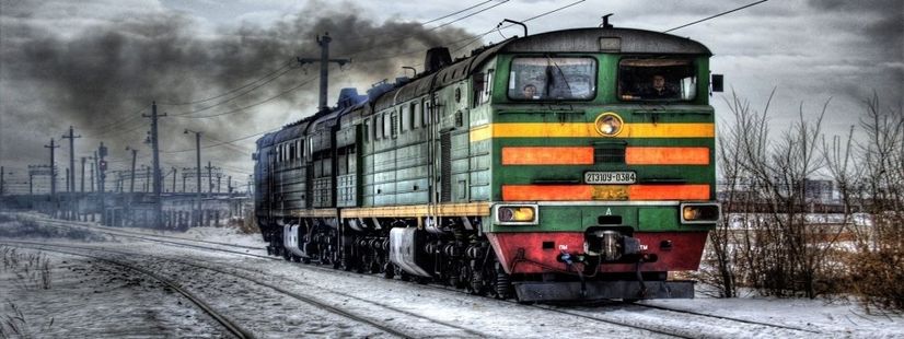 Vintage Railway Wallpaper Mural